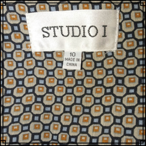 Vintage Studio I Black Retro 80's Statement Blazer Size 10 - Picture 10 of 10